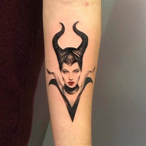 Everything painted in black, green, scarlet, or sickly purple hues is evil. . Meaning behind maleficent tattoo
